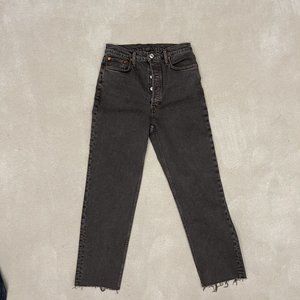 Re / Done brown wash stretch denim approx. size 28 - never worn